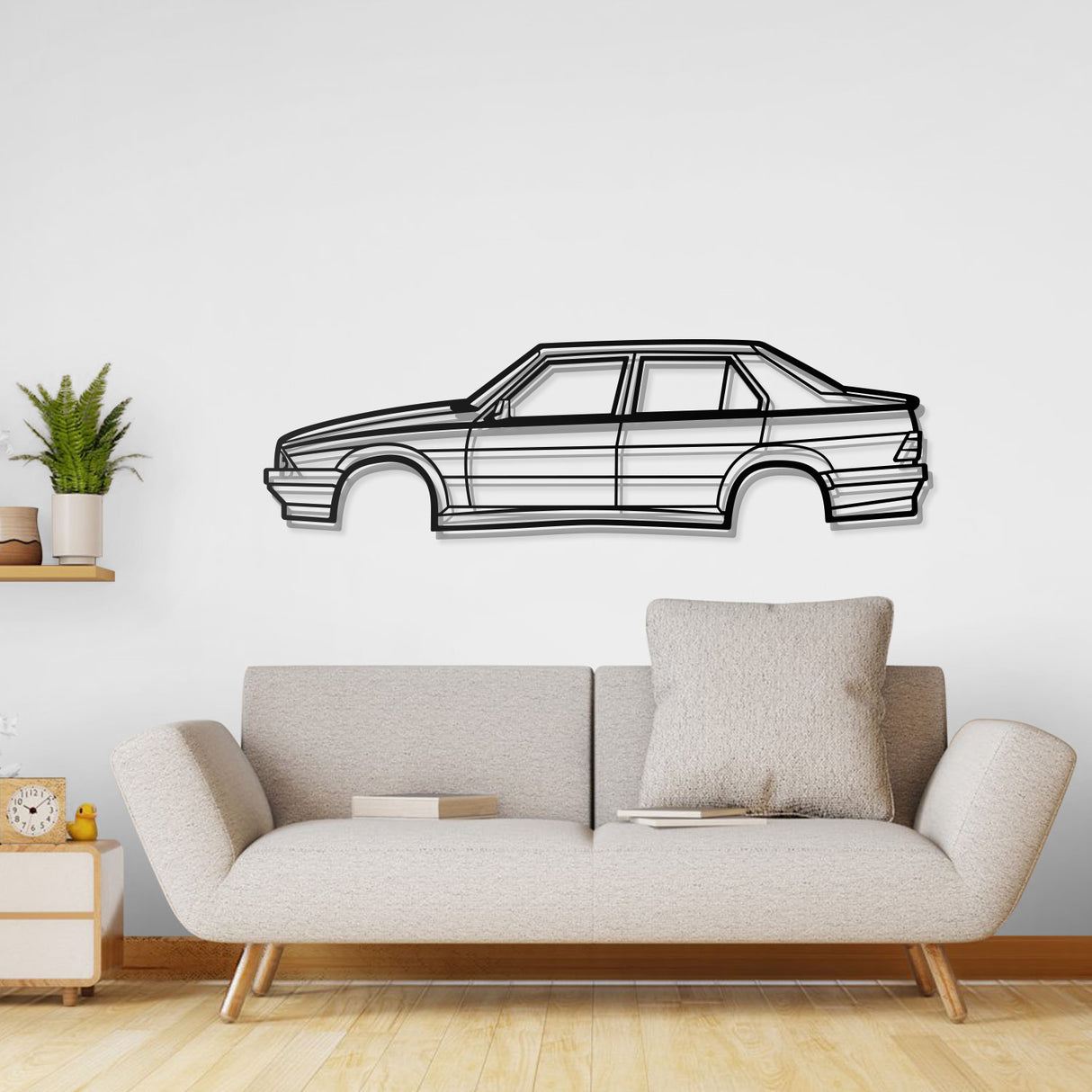 1990 75 Metal Car Wall Art - NC0227