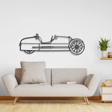 2014 3 Wheeler Metal Car Wall Art - NC0495