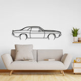 1970 Challenger Detailed Metal Car Wall Art - NC0129