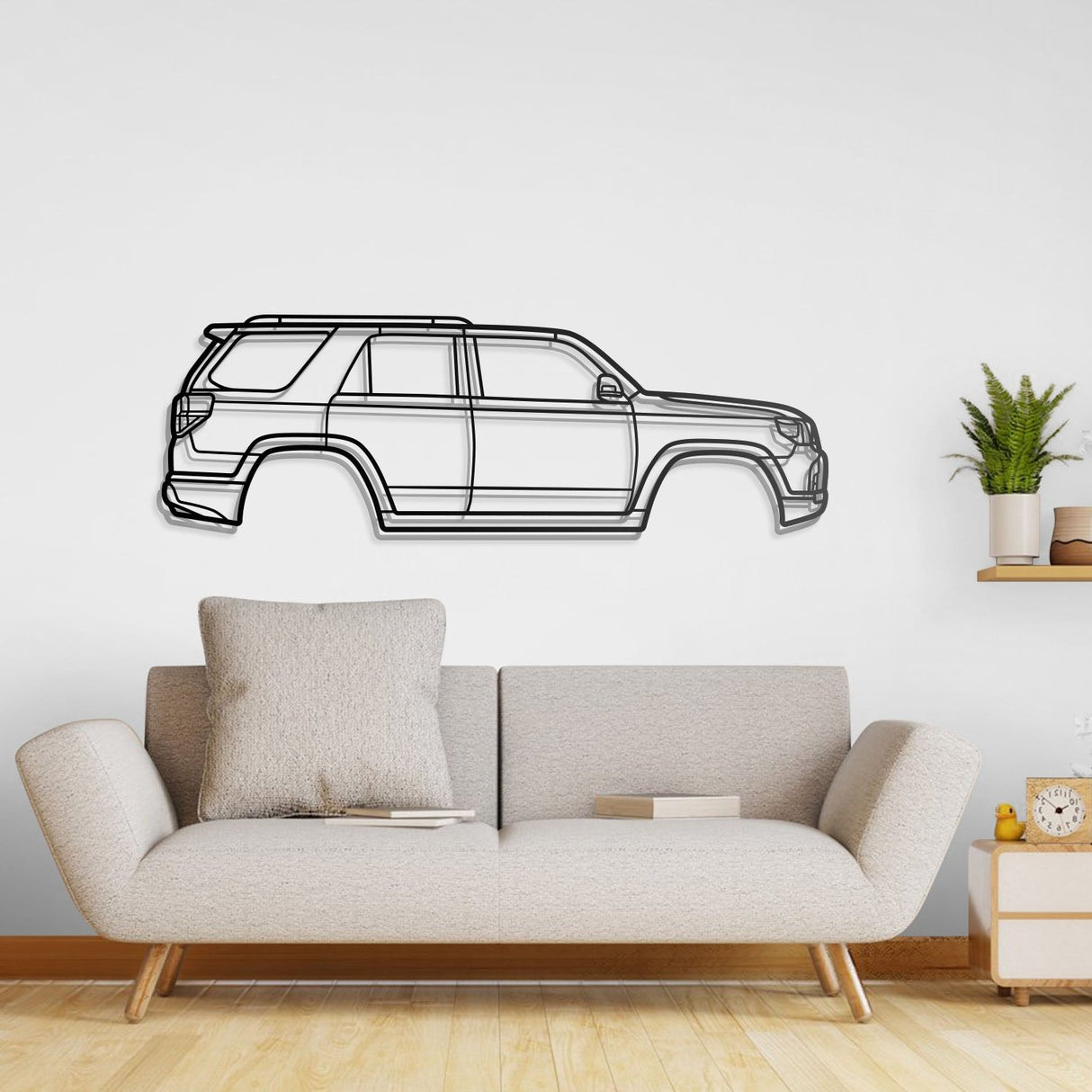 2010 4Runner 5th Gen (N280) Metal Car Wall Art - NC0399