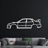 2006 WRX STI Hawkeye Metal Car Wall Art - NC0338