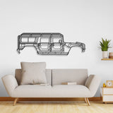 1998 H1 Alpha Metal Car Wall Art - NC0267