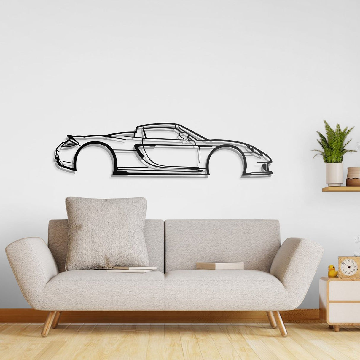 Carrera GT Metal Car Wall Art - NC0894