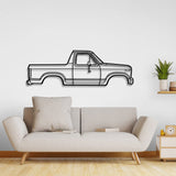 1983 Bronco Pickup Metal Car Wall Art - NC0197