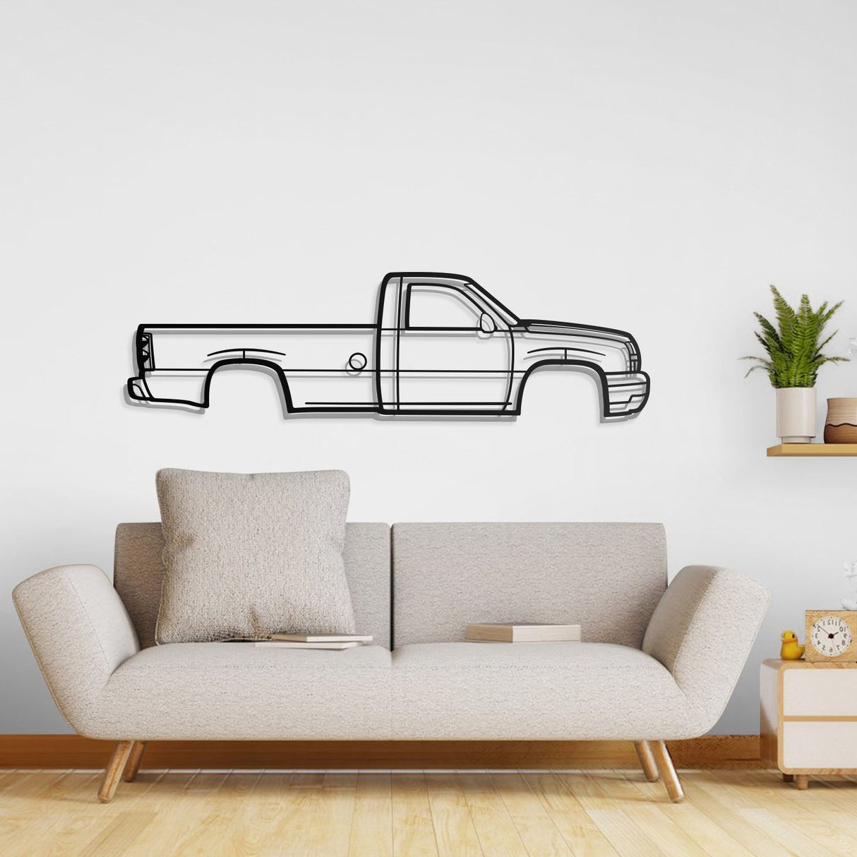 2005 Silverado Metal Car Wall Art - NC0324