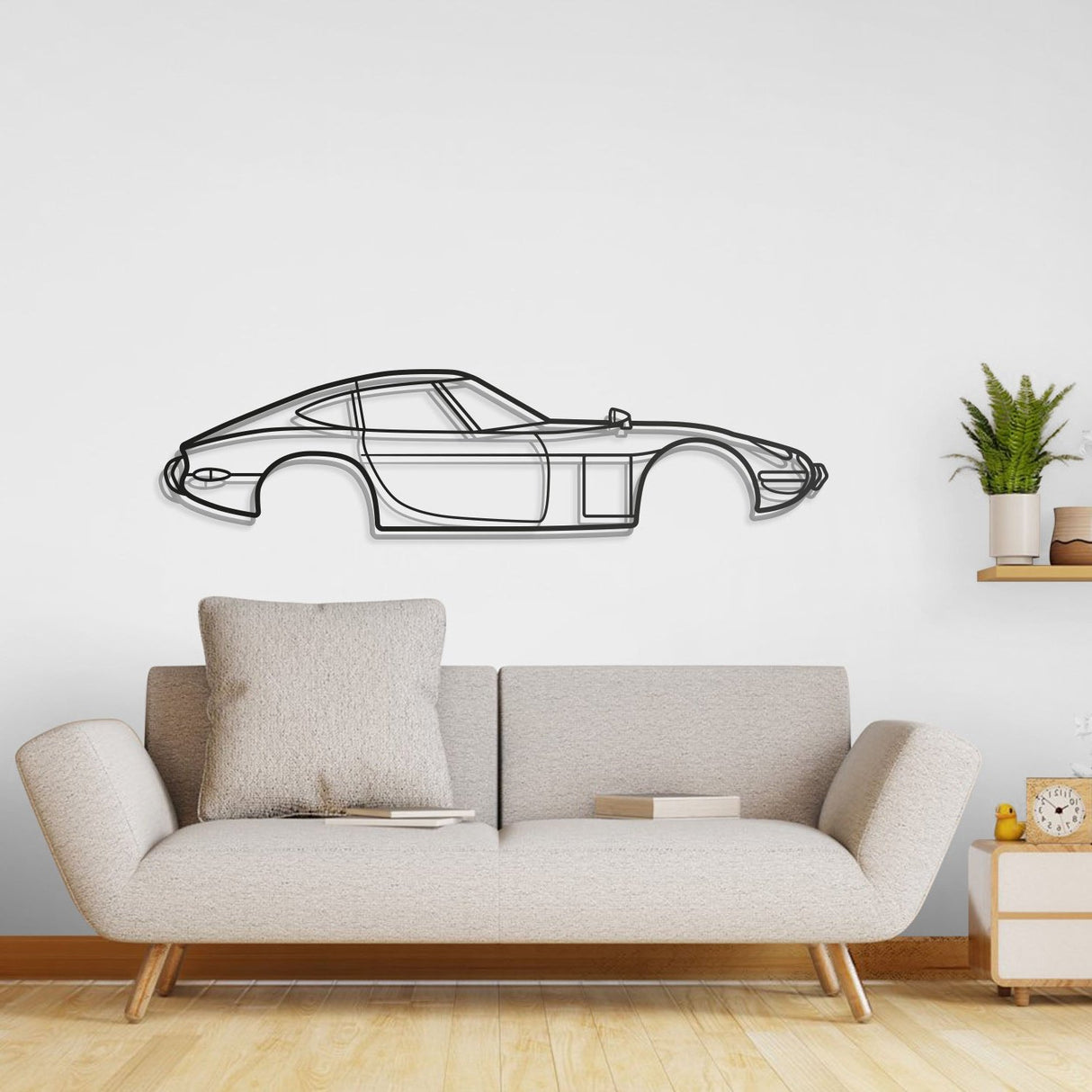 1969 2000GT Metal Car Wall Art - NC0115