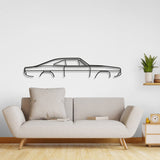 1969 Charger Classic Metal Car Wall Art - NC0118