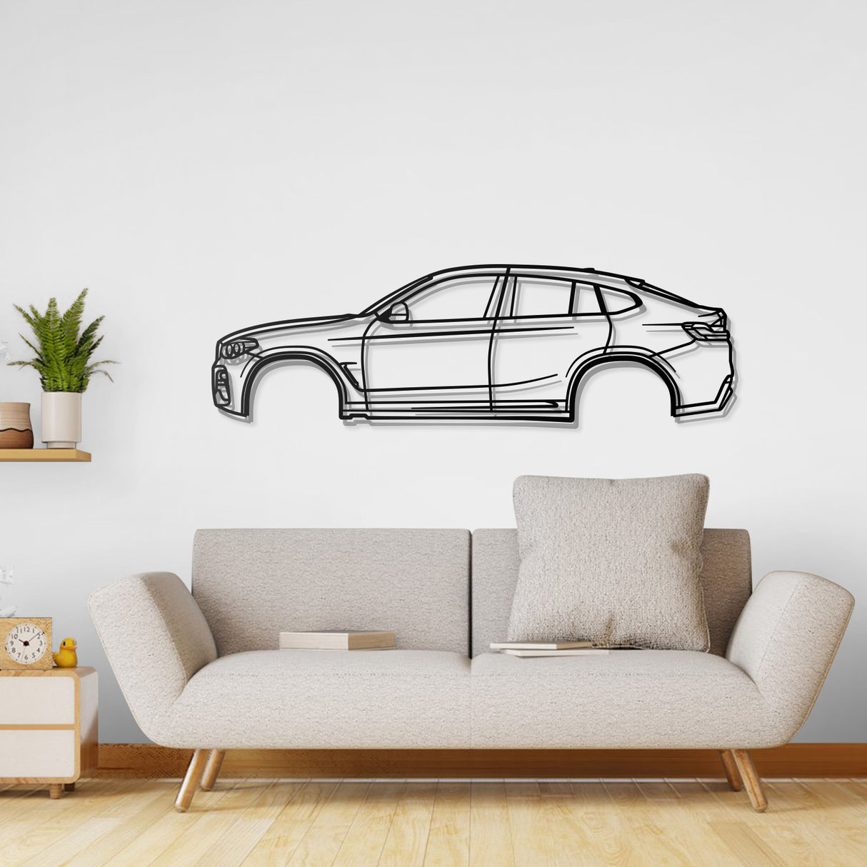 2019 X4 G02 2nd Gen Metal Car Wall Art - NC0685