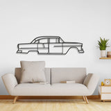 1955 Bel Air Metal Car Wall Art - NC0036