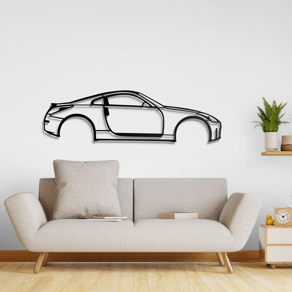 2005 350Z Metal Car Wall Art - NC0319