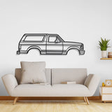 1992 Bronco 5th Gen Metal Car Wall Art - NC0238