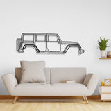 2012 Wrangler Rubicon Metal Car Wall Art - NC0478