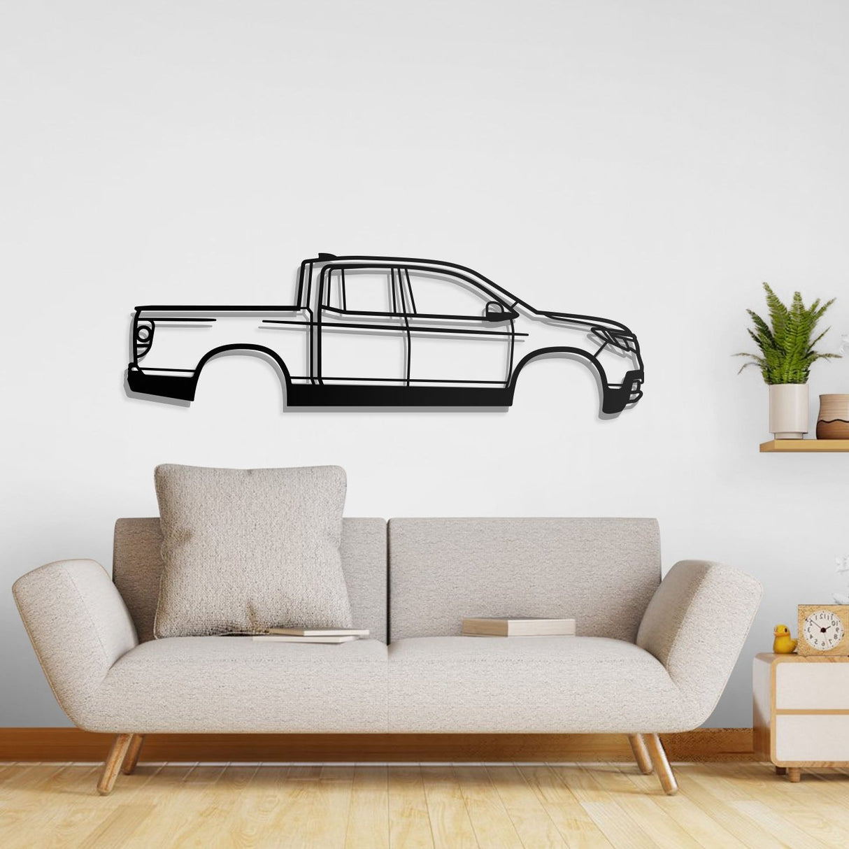 2017 Ridgeline 2nd Gen Metal Car Wall Art - NC0601