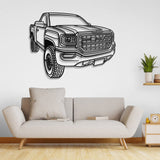 2016 Sierra Perspective Metal Car Wall Art - NC0446