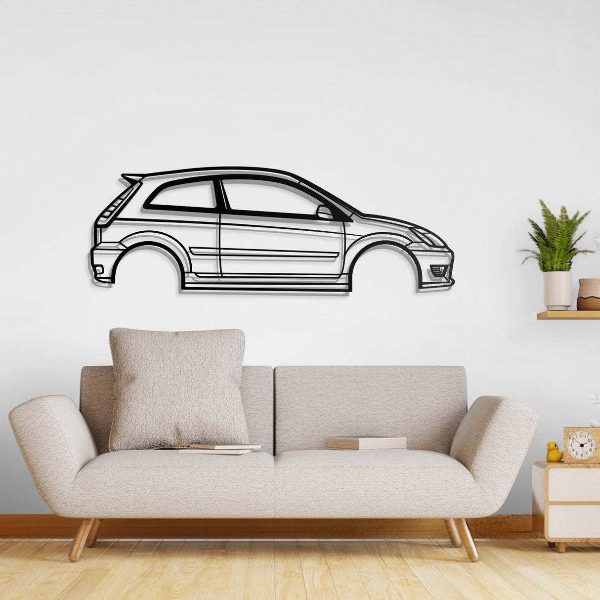 2005 Fiesta ST 150 Metal Car Wall Art - NC0321