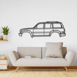 1990 Land Cruiser 5th Gen (J80) Metal Car Wall Art - NC0228