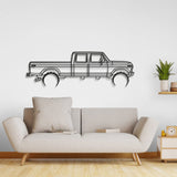 1976 F-350 Metal Car Wall Art - NC0171