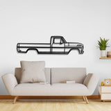 1968 F-100 Metal Car Wall Art - NC0501