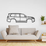 2022 LX 4th Gen Metal Car Wall Art - NC0794