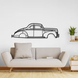 1940 De Luxe Coupé Metal Car Wall Art - NC0008