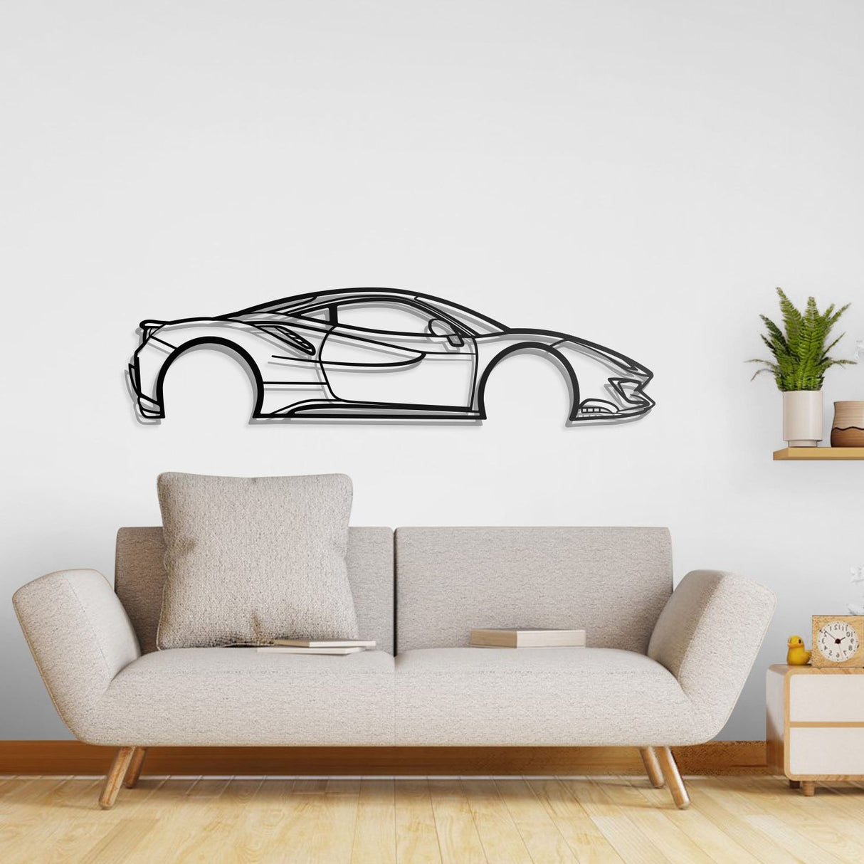 2019  488 PISTA Metal Car Wall Art - NC0640