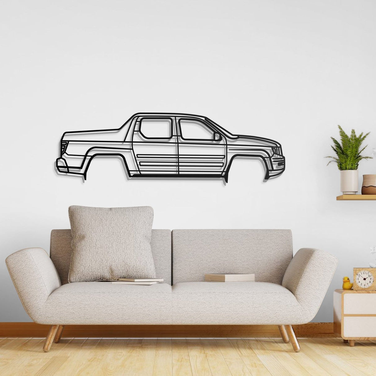 2006 Ridgeline 1st Gen Metal Car Wall Art - NC0335