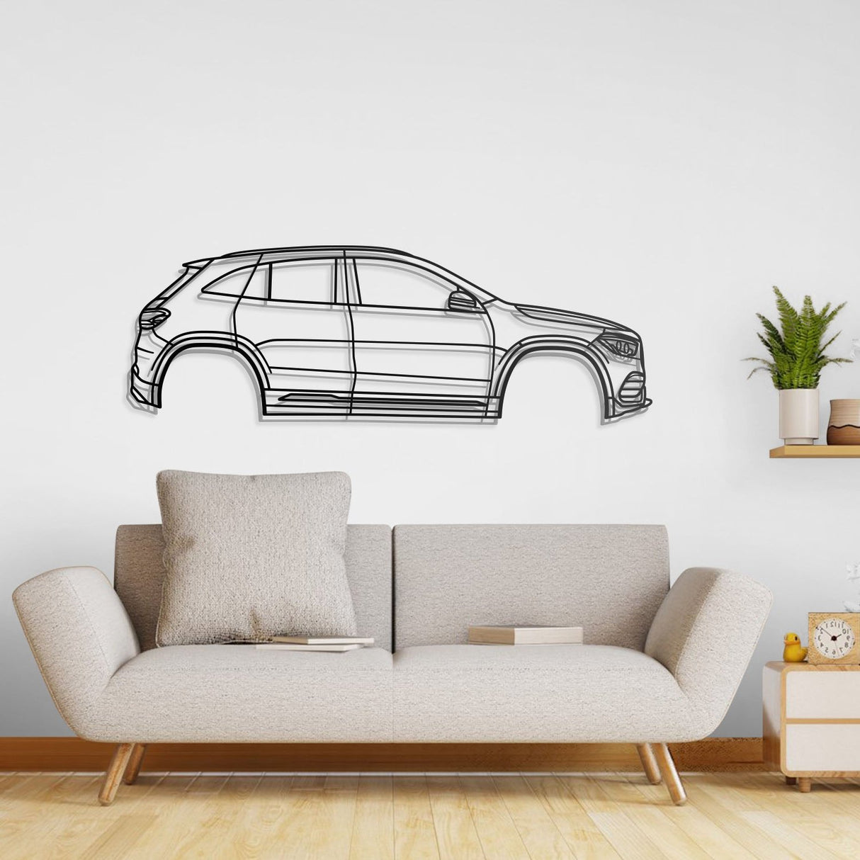 2021 AMG GLA 35 H247 (2nd Gen) Metal Car Wall Art - NC0738