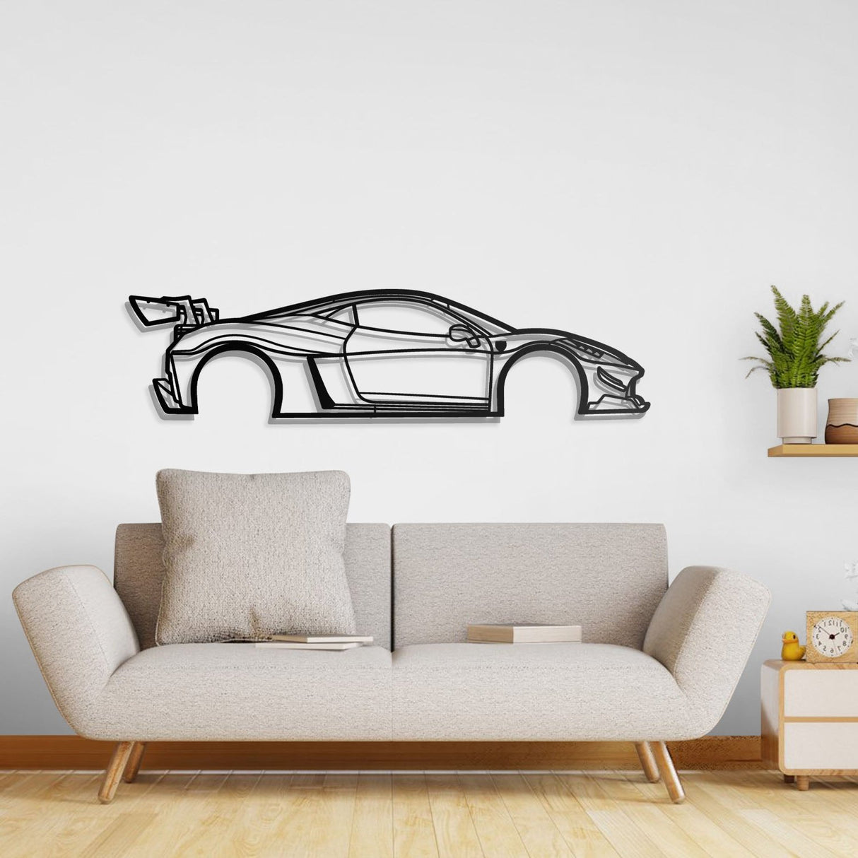 2010 458 Italia Liberty Walk Metal Car Wall Art - NC0397