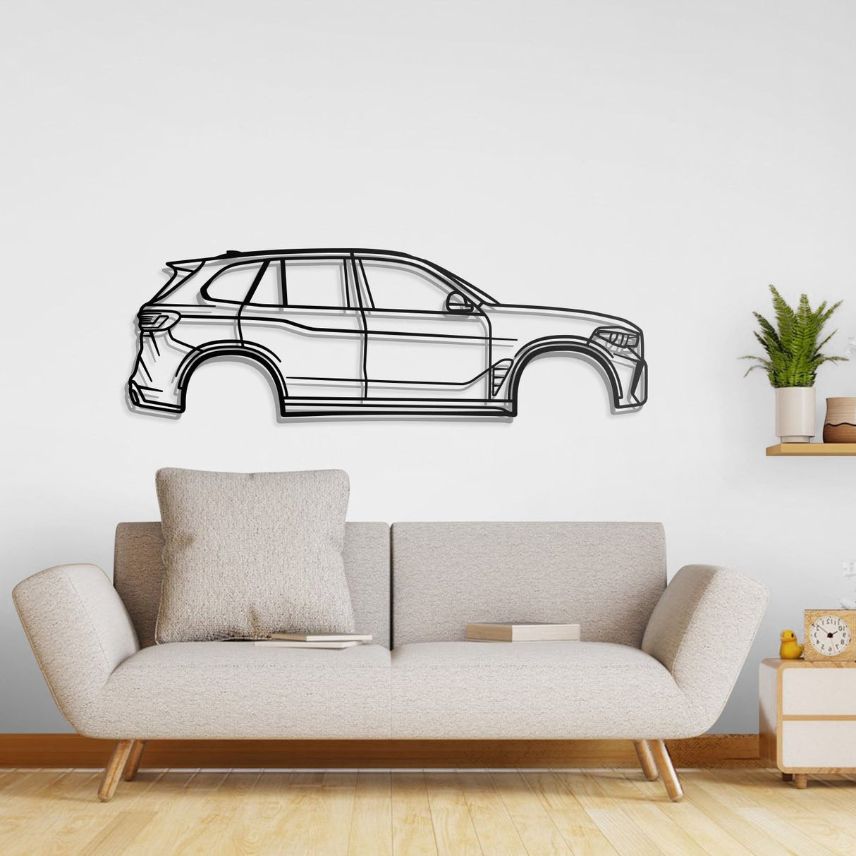 2020 X5 M F95 4th Gen Metal Car Wall Art - NC0728