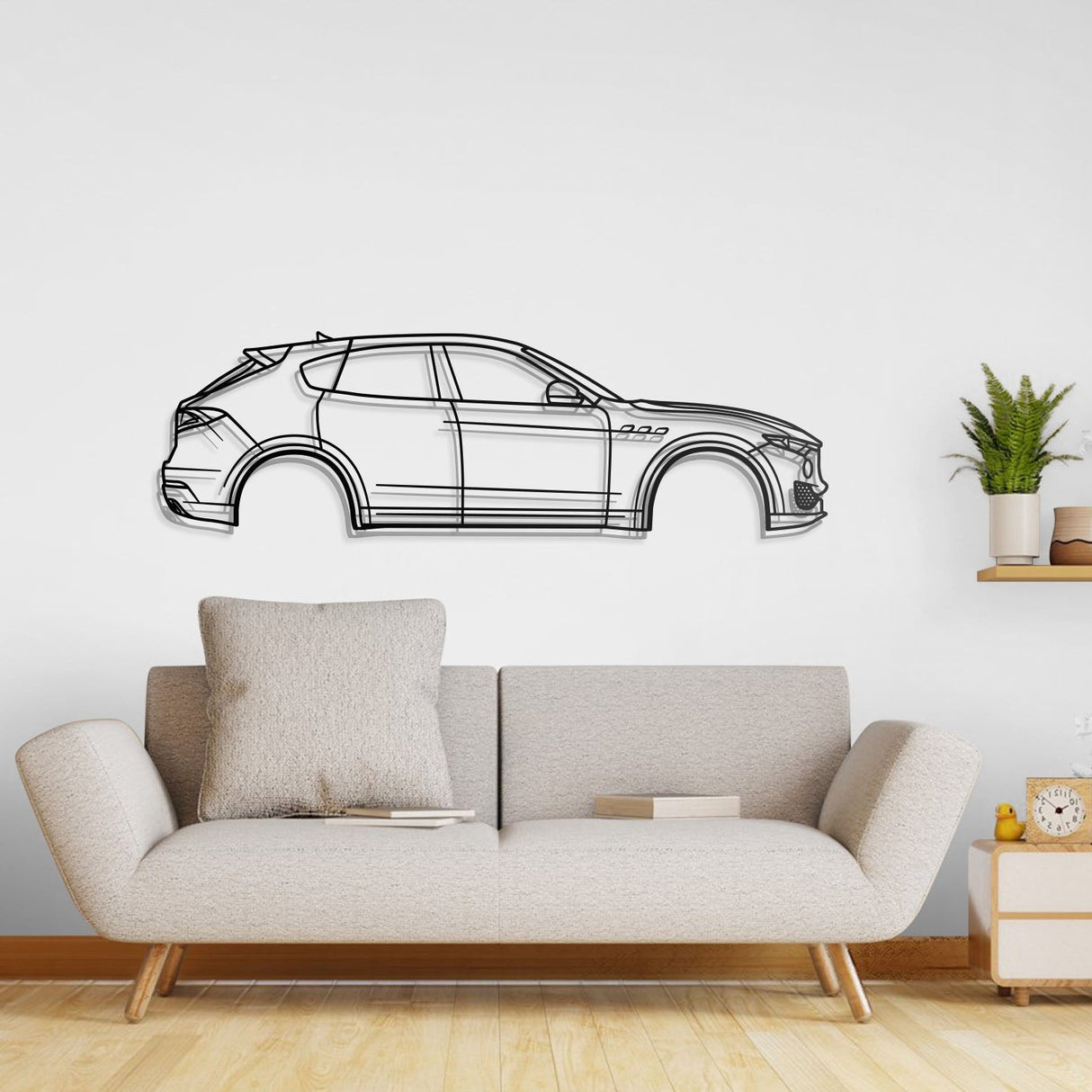 2017 Levante 1st Gen Metal Car Wall Art - NC0598