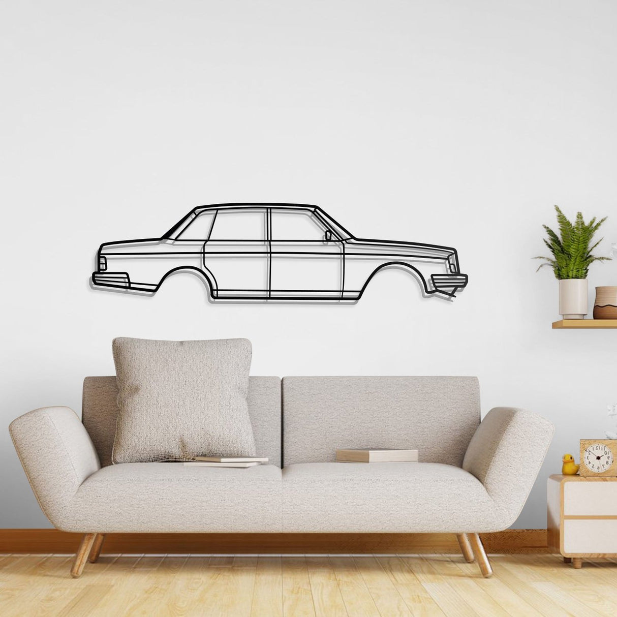 1975 242DL Metal Car Wall Art - NC0162