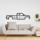 1999 F-350 Super Duty 1st Gen Metal Car Wall Art - NC0275