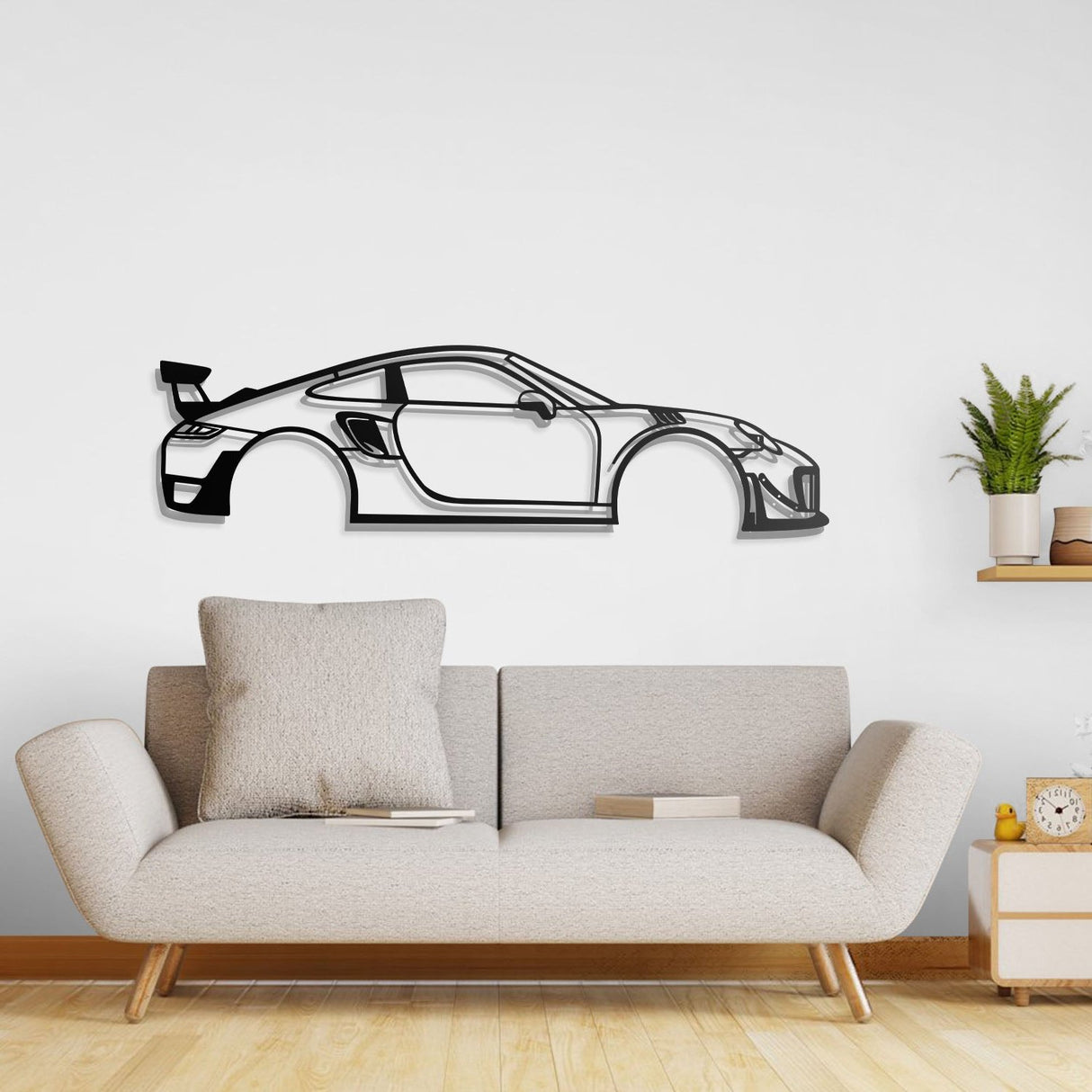 2019 911 GT2 RS Metal Car Wall Art - NC0646