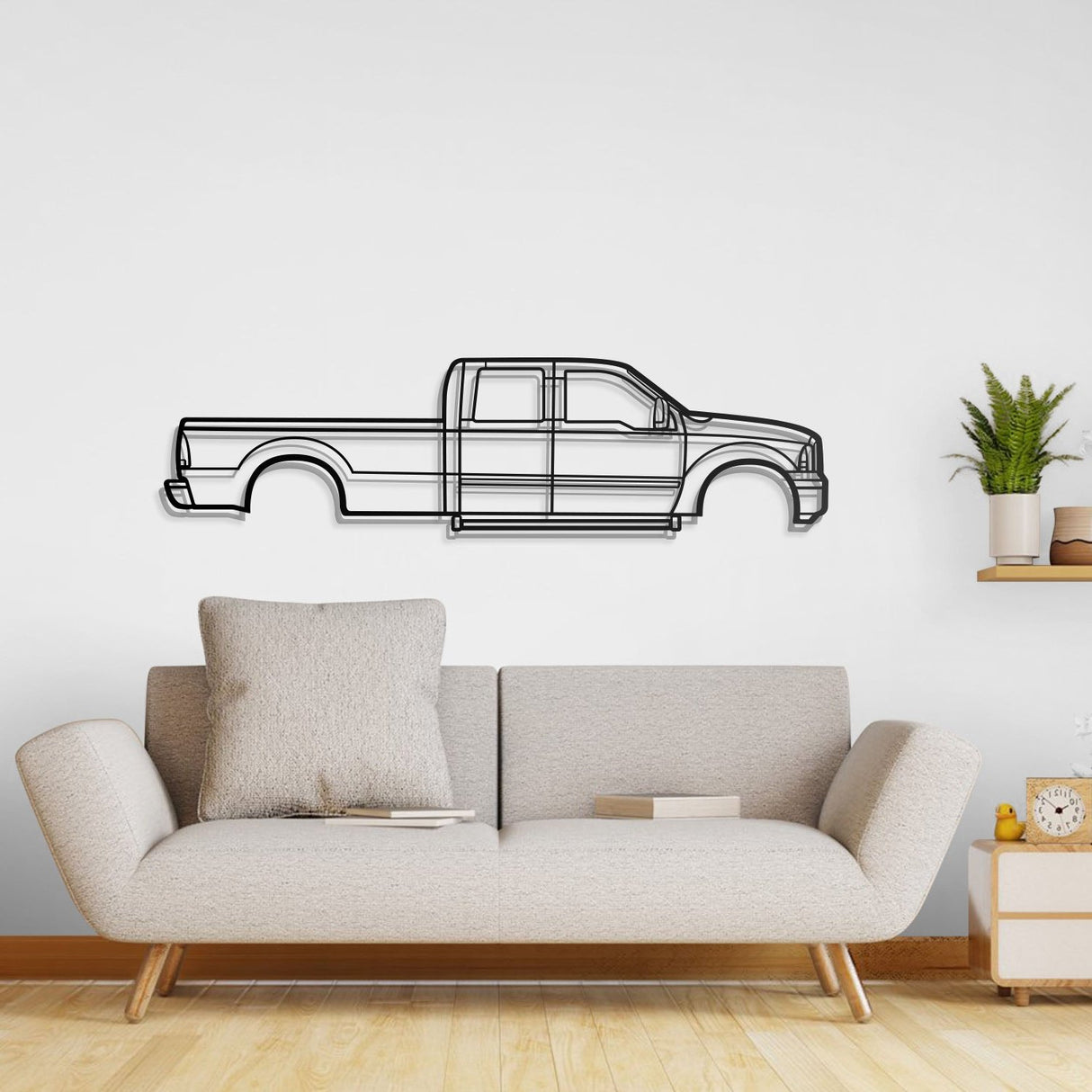 2006 F-250 Metal Car Wall Art - NC0330