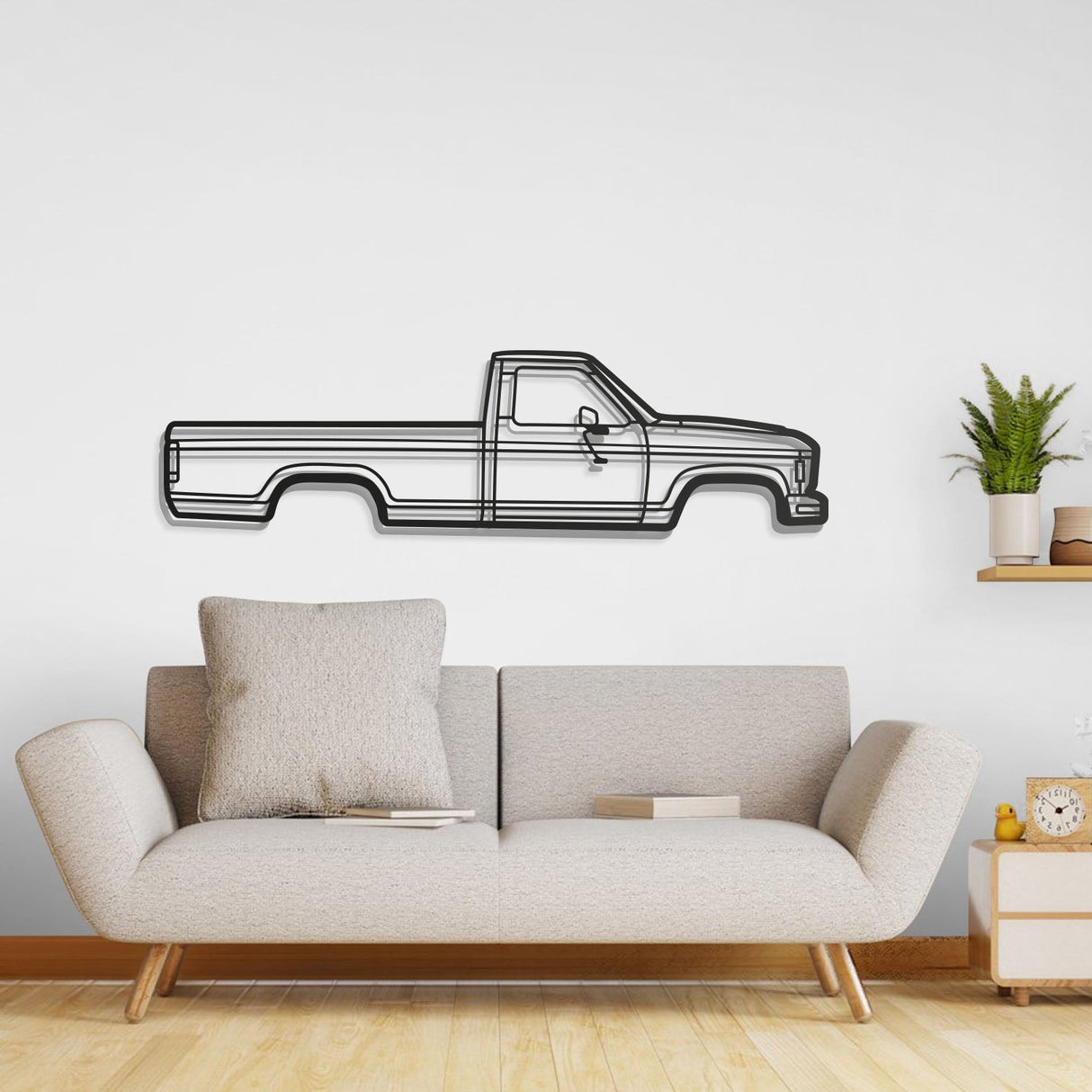 1983 Ranger 1st Gen Metal Car Wall Art - NC0200