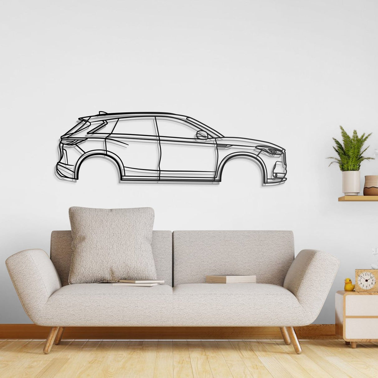 2019 QX50 2nd Gen (J55) Metal Car Wall Art - NC0675