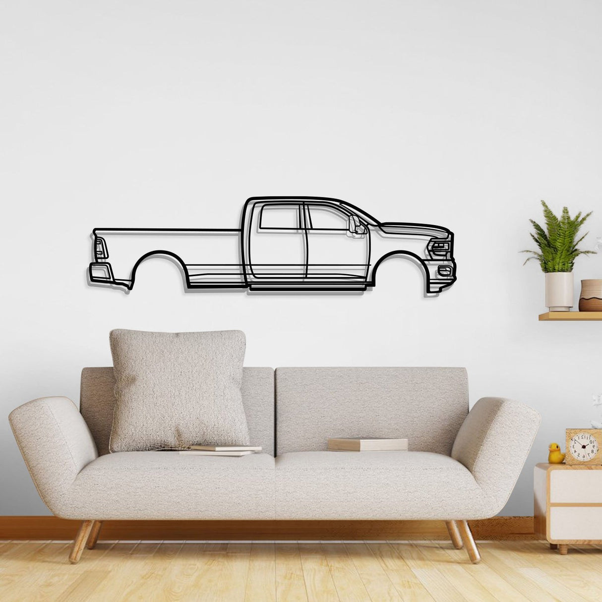 2022 RAM 3500 Metal Car Wall Art - NC0810