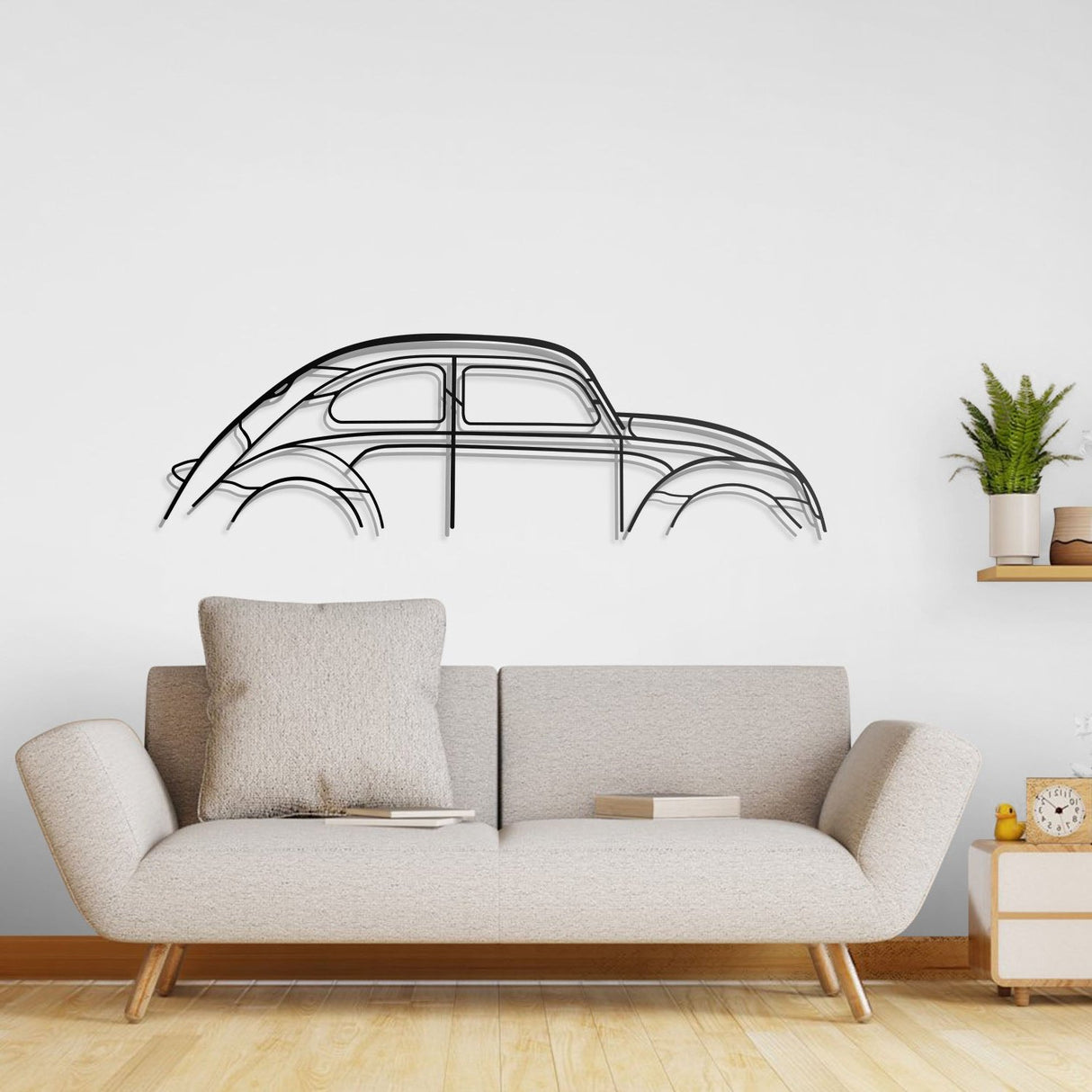 Beetle Metal Car Wall Art - NC0889