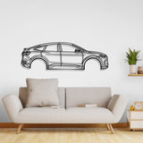 2022 Q4 Sportback e-tron 1st Gen Metal Car Wall Art - NC0806