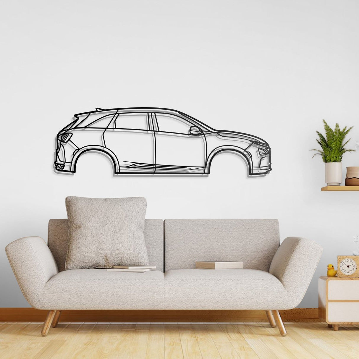 2019 Nexo 1st Gen Metal Car Wall Art - NC0670