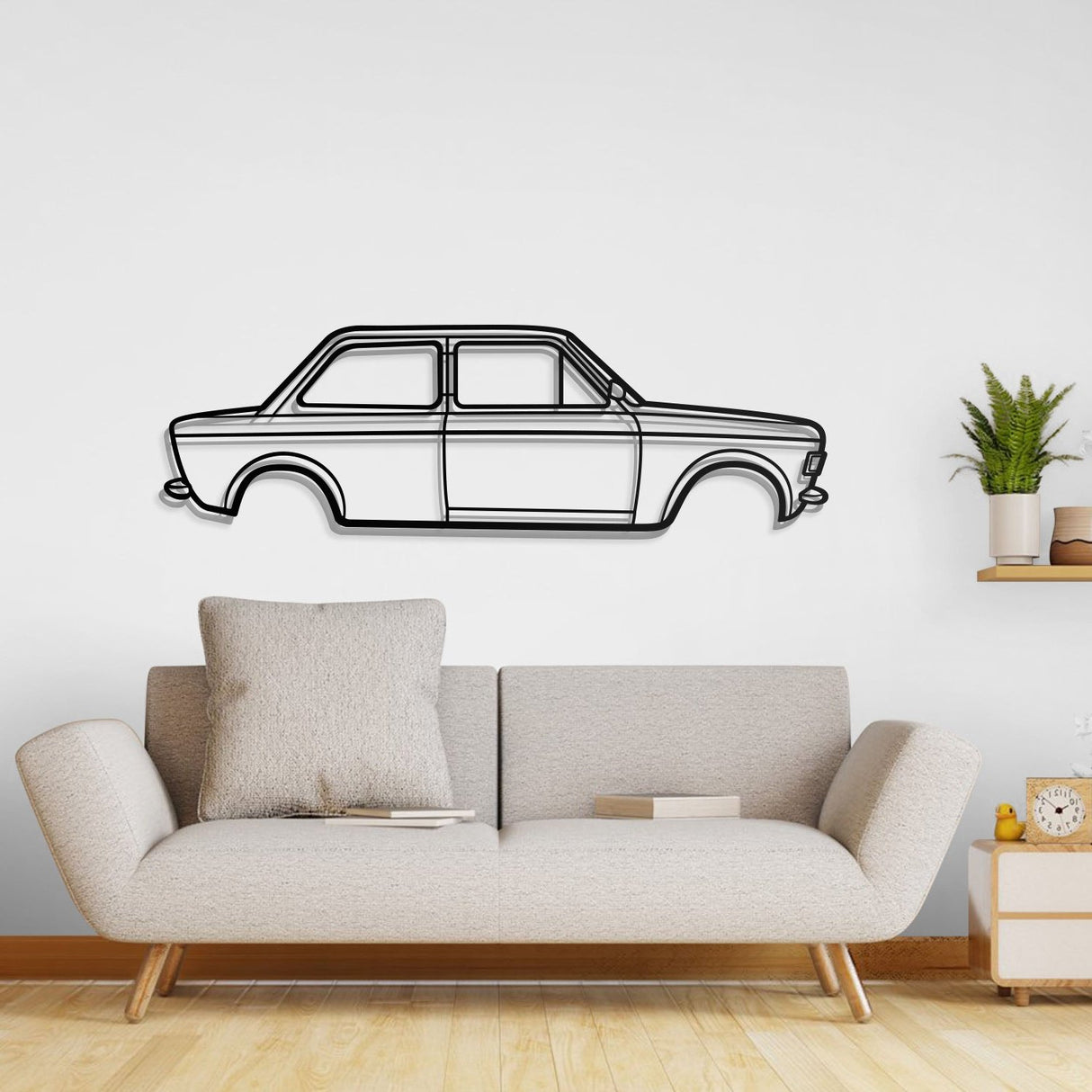 1971 128 Metal Car Wall Art - NC0178