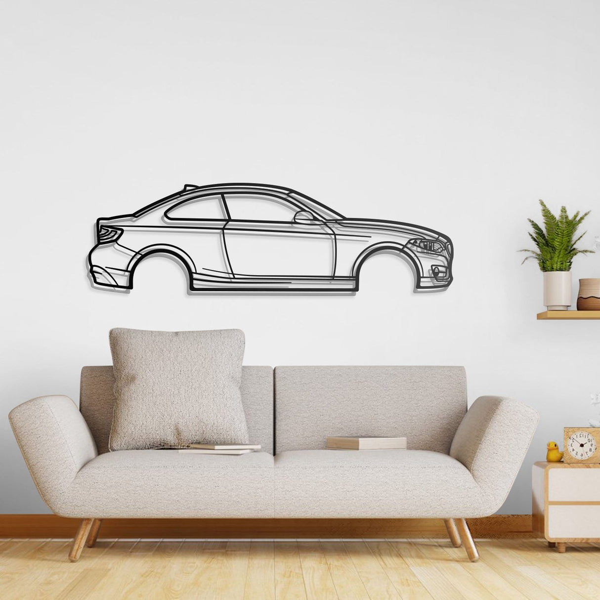 2015 2 SERIE COUPE Metal Car Wall Art - NC0517