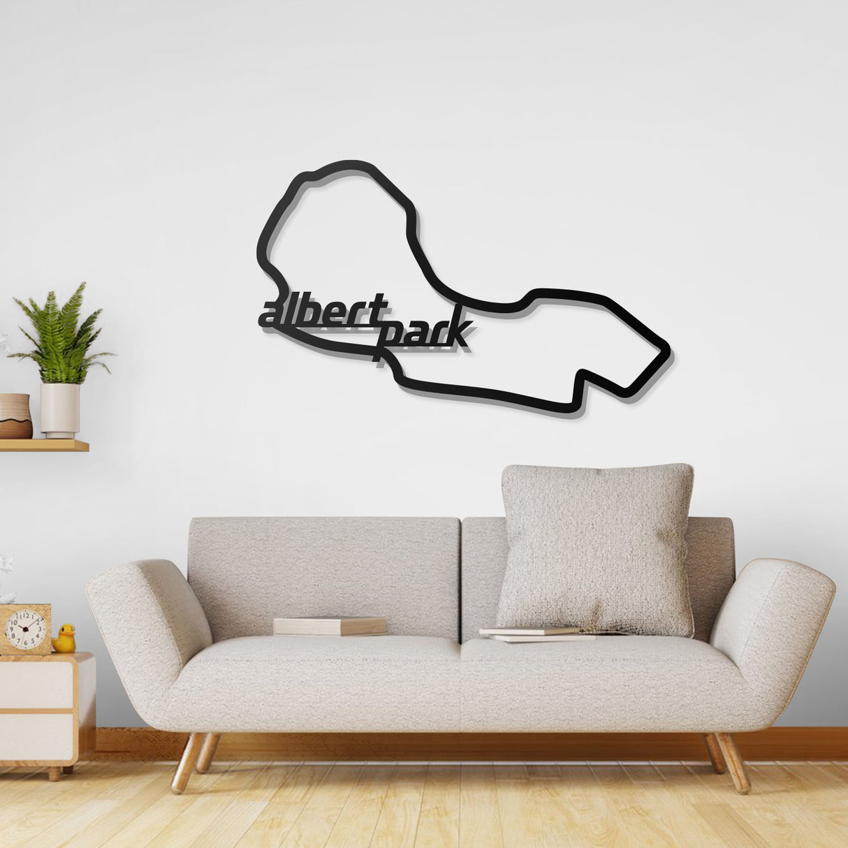 Albert Park Formula 1 Metal Circuit Wall Art - NC0886