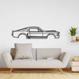 1968 Mustang Eleanor Metal Car Wall Art - NC0110