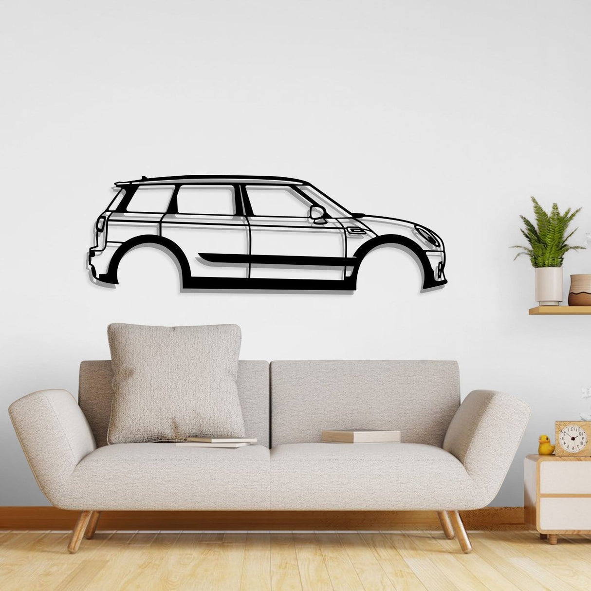 Cooper Clubman JCW Metal Car Wall Art - NC0909