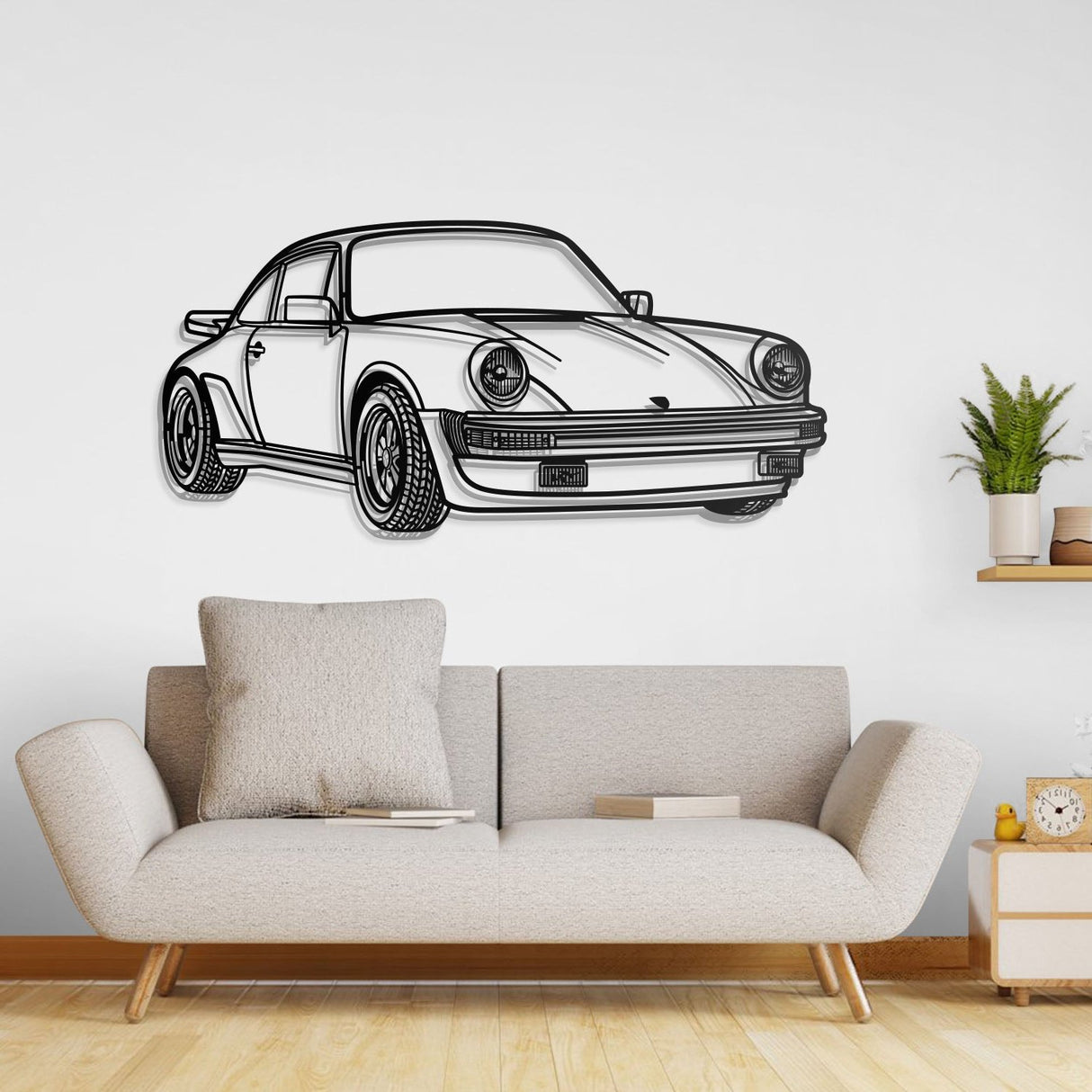 911 930 Perspective Metal Car Wall Art - NC0459