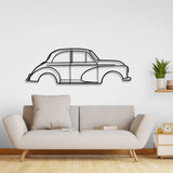 1953 Morris Minor 1000 Metal Car Wall Art - NC0028