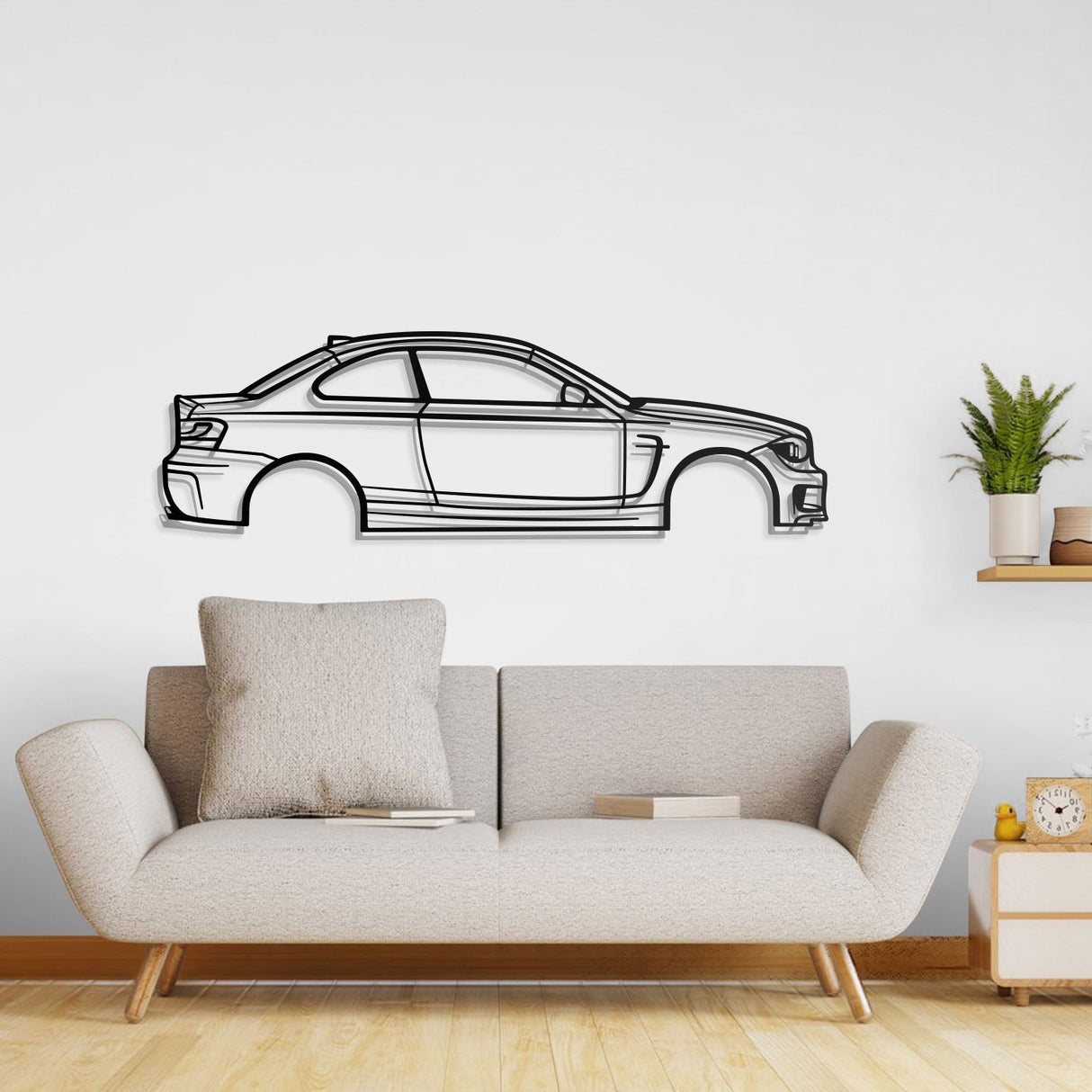 2011 E82 Metal Car Wall Art - NC0418