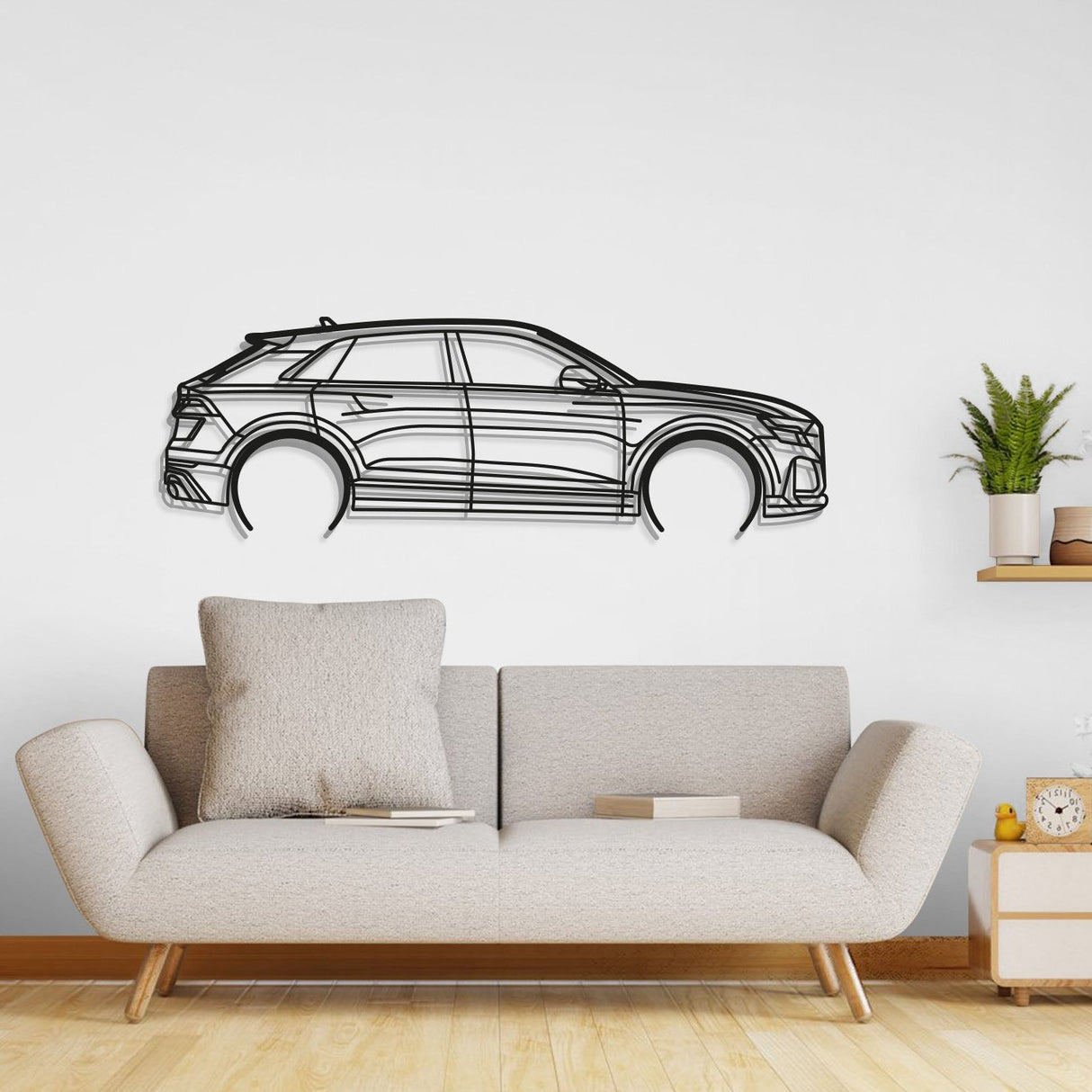 2022 RSQ8 Metal Car Wall Art - NC0814