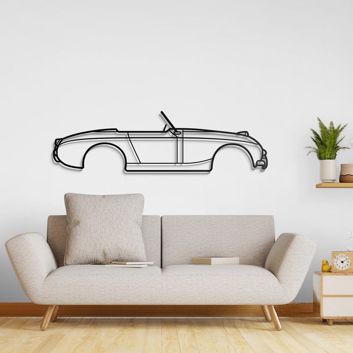 1958 Sprite MKI Metal Car Wall Art - NC0054